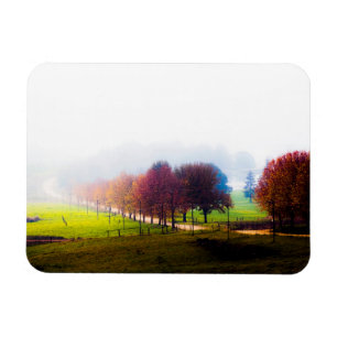 Magnet Flexible Prairie brumeuse en automne