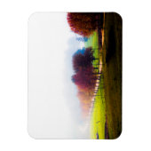 Magnet Flexible Prairie brumeuse en automne (Vertical)