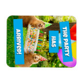 Magnet Flexible Prairie Dog Birthday Party (Horizontal)