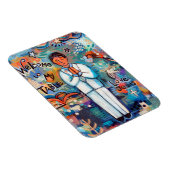 Magnet Flexible Premier Communion Garçon catholique cadeau magnéti (Côté Droit)