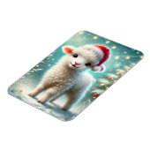 Magnet Flexible Premier Noël d'Agneau Bébé (Côté Gauche)