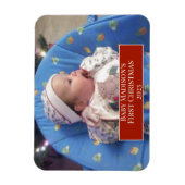 Magnet Flexible Premier Noël du bébé (Vertical)