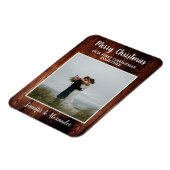 Magnet Flexible Premier Noël ensemble Joyeux Noël photo (Côté Gauche)