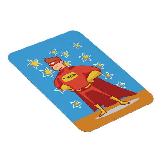 Magnet Flexible Premier superhéros de Fête des pères (Côté Droit)