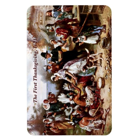 Magnet Flexible Premier Thanksgiving, 1621. Art (Vertical)