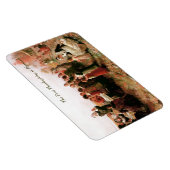 Magnet Flexible Premier Thanksgiving à Plymouth. Art (Côté Droit)