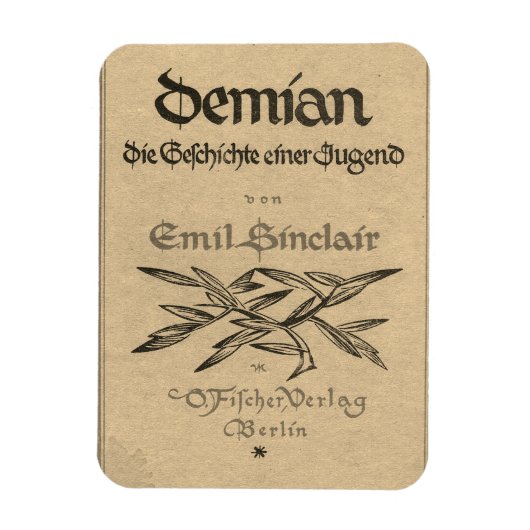 Magnet Flexible Première édition couverture de Demian (1919) (Vertical)