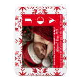Magnet Flexible Première Père Noël de Noël pour bébé (Vertical)