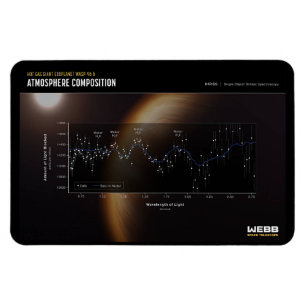 Magnet Flexible Premières images de James Webb - WASP-96 b