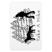 Magnet Flexible Prendre un aimant de randonnée - Coonhound/Ridgeba (Vertical)