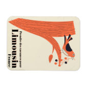 Magnet Flexible Prenez des vacances pour Limousin France. (Horizontal)