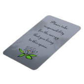 Magnet Flexible Prenez la responsabilité de l'énergie que vous app (Côté Gauche)