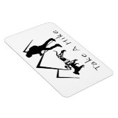 Magnet Flexible Prenez un aimant de randonnée - Catahoula/Pitbull (Côté Droit)