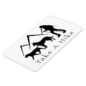 Magnet Flexible Prenez un aimant de randonnée - Lab/Shepherd (Côté Gauche)