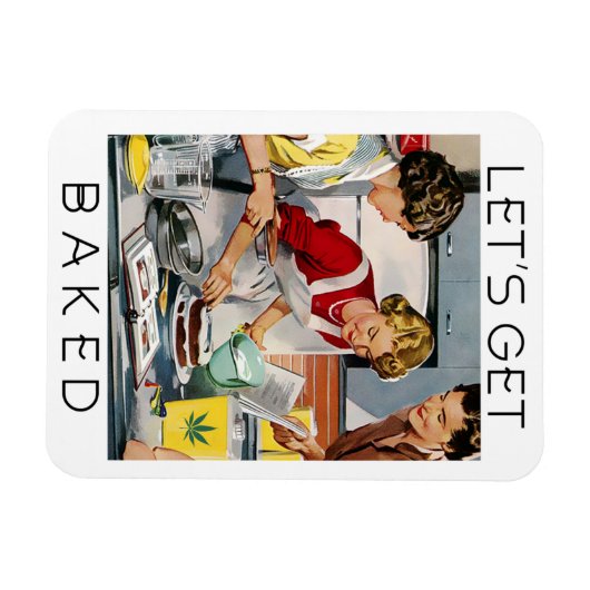 Magnet Flexible PRENONS-NOUS CUKED Funny Pot Pun (Horizontal)