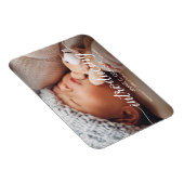 Magnet Flexible Présentation Baby Boy personnalisable photo de nom (Côté Droit)
