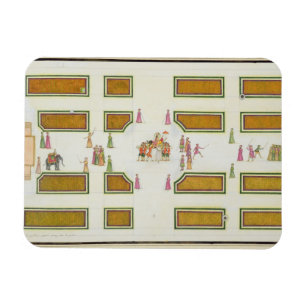 Magnet Flexible Présentation de Gentil par ud-Daula de Nawab Shuj