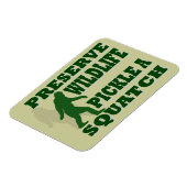 Magnet Flexible Préserver le pickat sauvage un squatch (Côté Gauche)