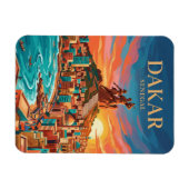 Magnet Flexible Presqu'île de Dakar Sénégal (Horizontal)