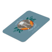 Magnet Flexible Prêt pour le Yoga ? - Le Lotus Blanc (Côté Gauche)