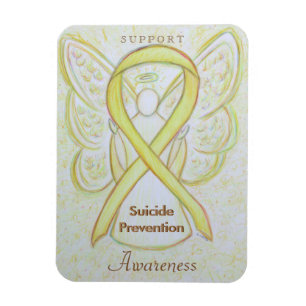 Magnet Flexible Prévention du suicide Sensibilisation au ruban Ang