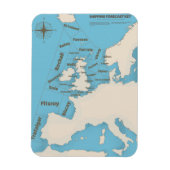 Magnet Flexible Prévisions de navigation des îles Britanniques en  (Vertical)