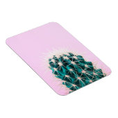 Magnet Flexible Prickley Cactus sur rose (Côté Droit)