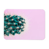 Magnet Flexible Prickley Cactus sur rose (Horizontal)