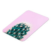 Magnet Flexible Prickley Cactus sur rose (Côté Gauche)