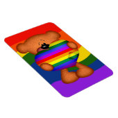 Magnet Flexible Pride Coeur Teddy Ours (Côté Droit)