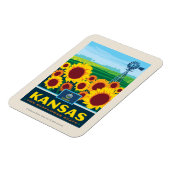 Magnet Flexible Pride d'état | Kansas (Côté Gauche)