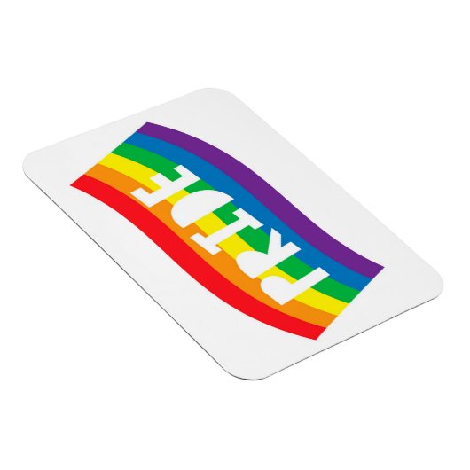 Magnet Flexible Pride Rainbow Flag (Côté Droit)