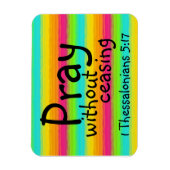 Magnet Flexible prier sans cesser le verset bible (Vertical)