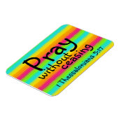 Magnet Flexible prier sans cesser le verset bible (Côté Gauche)