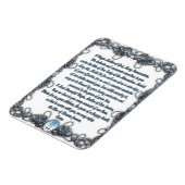 Magnet Flexible Prière à la Médaille Miraculeuse (Côté Gauche)