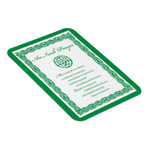 Magnet Flexible Prière celtique Saint Patrick's Day