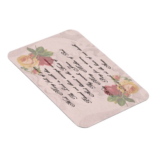 Magnet Flexible Prière de Hail Mary (Côté Droit)