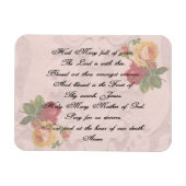 Magnet Flexible Prière de Hail Mary (Horizontal)