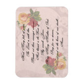 Magnet Flexible Prière de Hail Mary (Vertical)