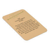 Magnet Flexible Prière de la flèche d'or (Côté Droit)