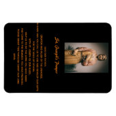 Magnet Flexible Prière de l'Esprit de travail de Saint-Joseph (Horizontal)