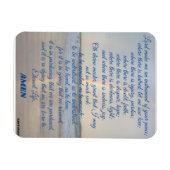 Magnet Flexible Prière de Saint François (Horizontal)