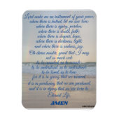 Magnet Flexible Prière de Saint François (Vertical)