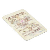 Magnet Flexible Prière de sérénité à Tan (Côté Droit)