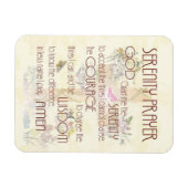 Magnet Flexible Prière de sérénité à Tan (Horizontal)