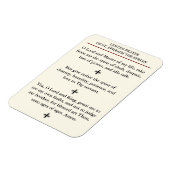 Magnet Flexible Prière du Carême de Saint Ephraïm le Syrien (Côté Gauche)