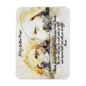 Magnet Flexible Prière du coucher d'un chien (Vertical)