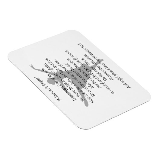 Magnet Flexible Prière d'une danseuse (Côté Droit)