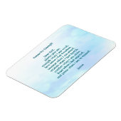 Magnet Flexible Prière personnalisable pour la force bleu (Côté Gauche)
