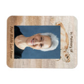 Magnet Flexible Prière photo commémorative Sandy Beach Sea Turtle (Horizontal)